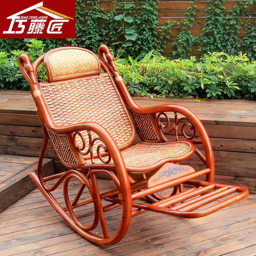 巧藤匠 搖椅植物藤多功能成人歐式 藤椅價格,圖片,品牌信息 齊家網產品庫