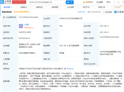 科大訊飛布局?jǐn)?shù)字內(nèi)容新賽道，成立科技公司拓展服務(wù)邊界